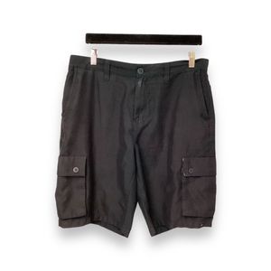 Tony Hawk Mens 11” Lightweight Cargo Short, Black, size 34